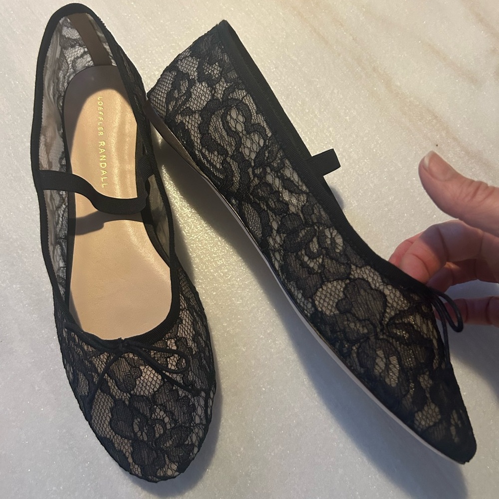 New (not worn) Leonie lace ballet flats from Loeffler Randall